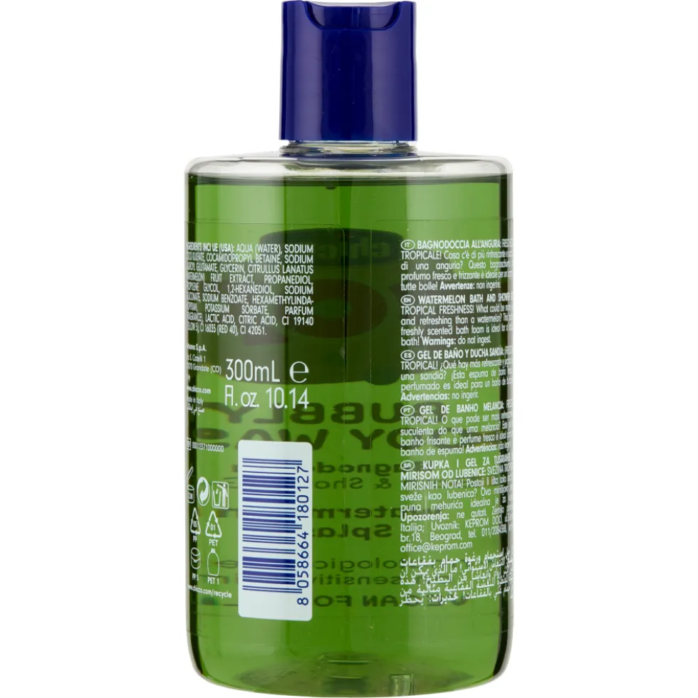 Chicco Pop Bubbly Body Wash Bagnodoccia Watermelon Splash 300 ml
