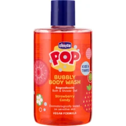 Chicco Pop Bubbly Body Wash Bagnodoccia Strawberry Candy 300 ml