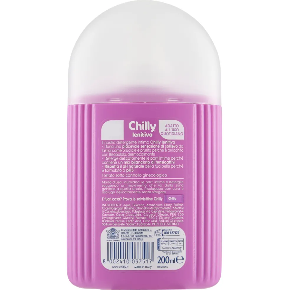 Chilly Lenitivo Detergente Intimo 200 ml