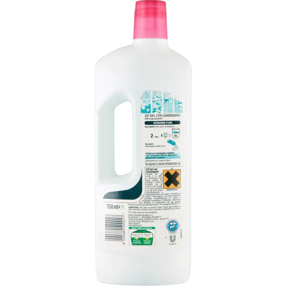 Cif Gel con Candeggina 750 ml