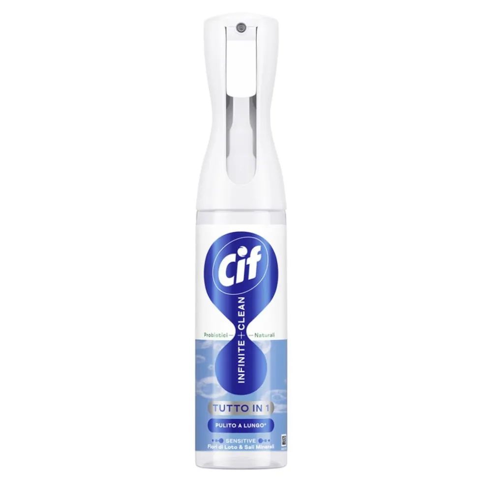 Cif Infinite Clean Fiori di Loto e Sali Minerali Spray Multiuso 280 ml