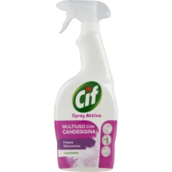 Cif Spray Attivo con Candeggina 100% Igienizzante 650 ml