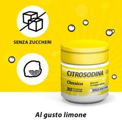 Citrosodina Classica Digestivo con Bicarbonato di Sodio 30 Compresse Masticabili