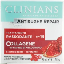 Clinians Antirughe Repair Giorno Trattamento Rassodante Collagene con Estratto di Melograno 50 ml