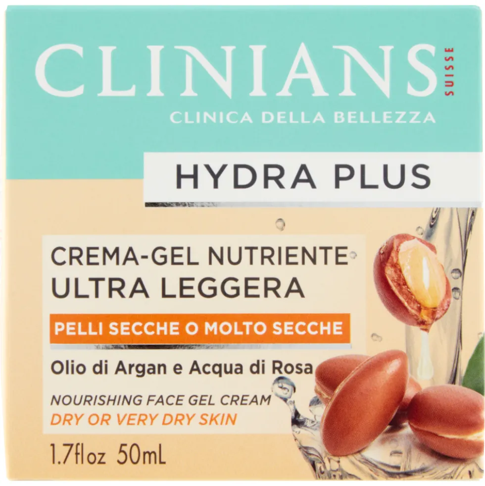 Clinians Hydra Plus Crema-Gel Nutriente Ultra Leggera 50 ml
