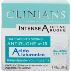 Clinians Intense A Lifting Rughe Trattamento Giorno Antirughe SPF 15 Acido Ialuronico 50 mL