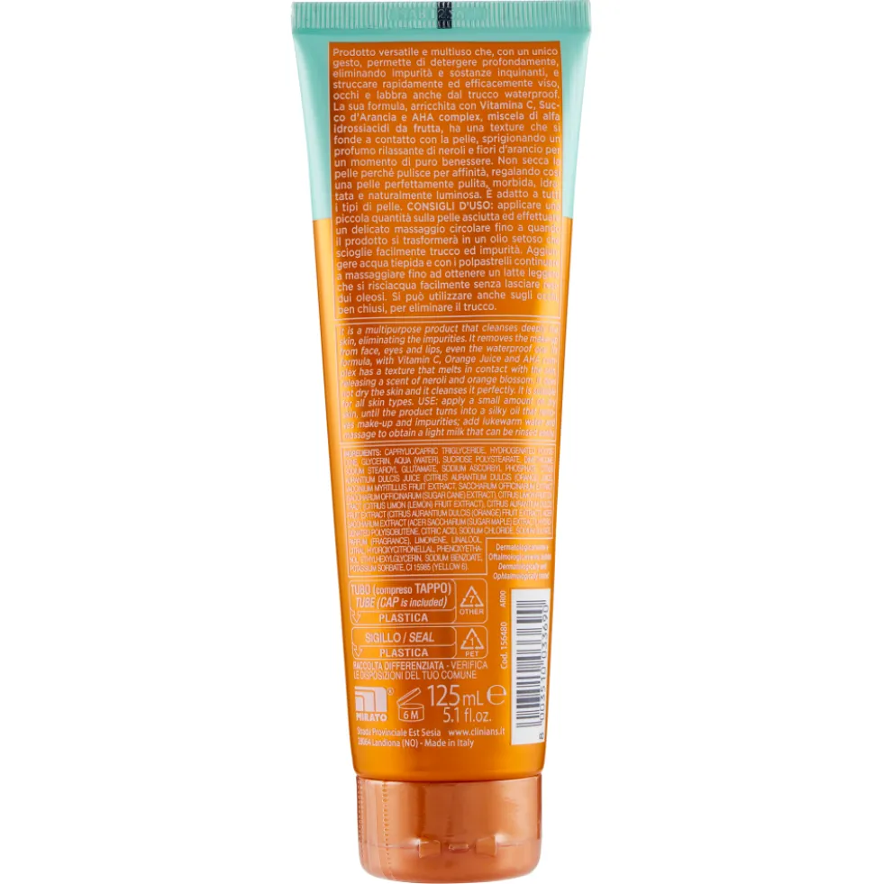 Clinians Vitamina C Olio Gel Struccante 125 ml