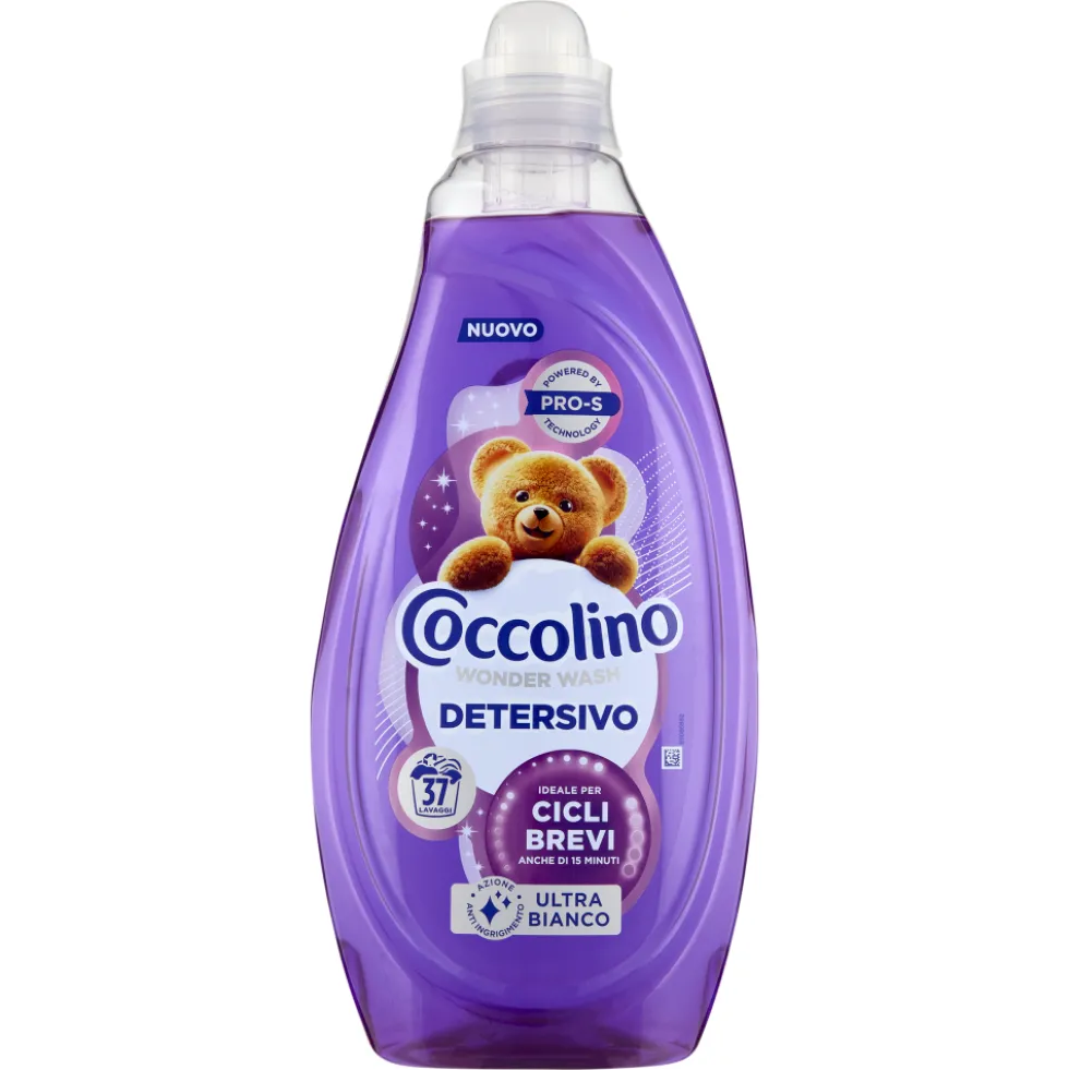 Coccolino Wonder Wash Detersivo Ultra Bianco 37 Lavaggi