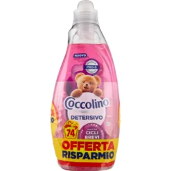Coccolino Wonder Wash Detersivo Ultra Care Bipacco 2x37 Lavaggi