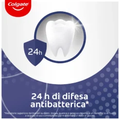 Colgate Dentifricio Sbiancante Total Whitening Protezione 24h di Protezione Attiva 75 ml
