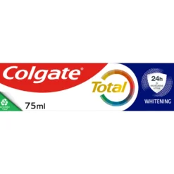 Colgate Dentifricio Sbiancante Total Whitening Protezione 24h di Protezione Attiva 75 ml