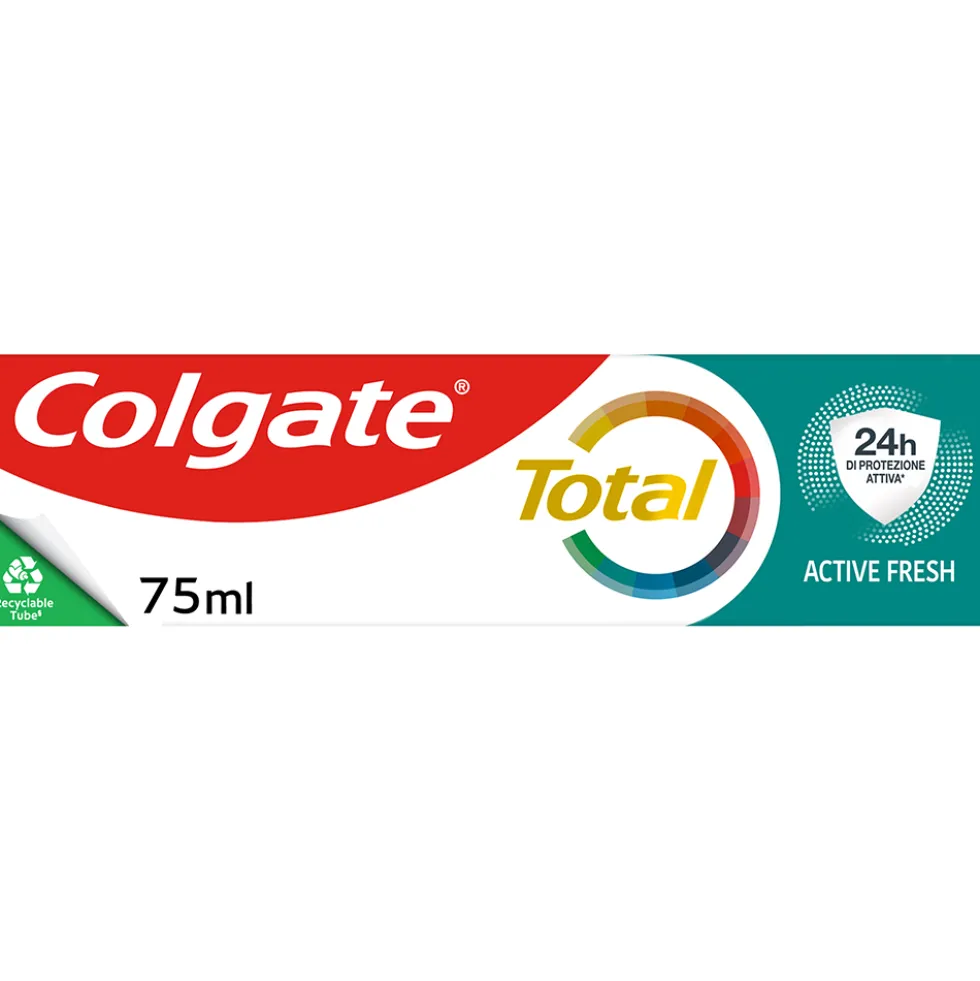 Colgate Dentifricio Total Active Fresh 24h di Protezione Attiva 75 ml