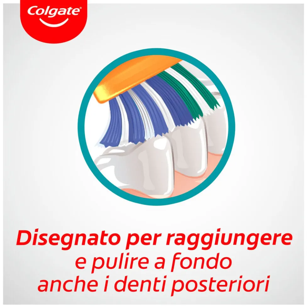 Colgate Spazzolino Triple Action Medio 2 pezzi