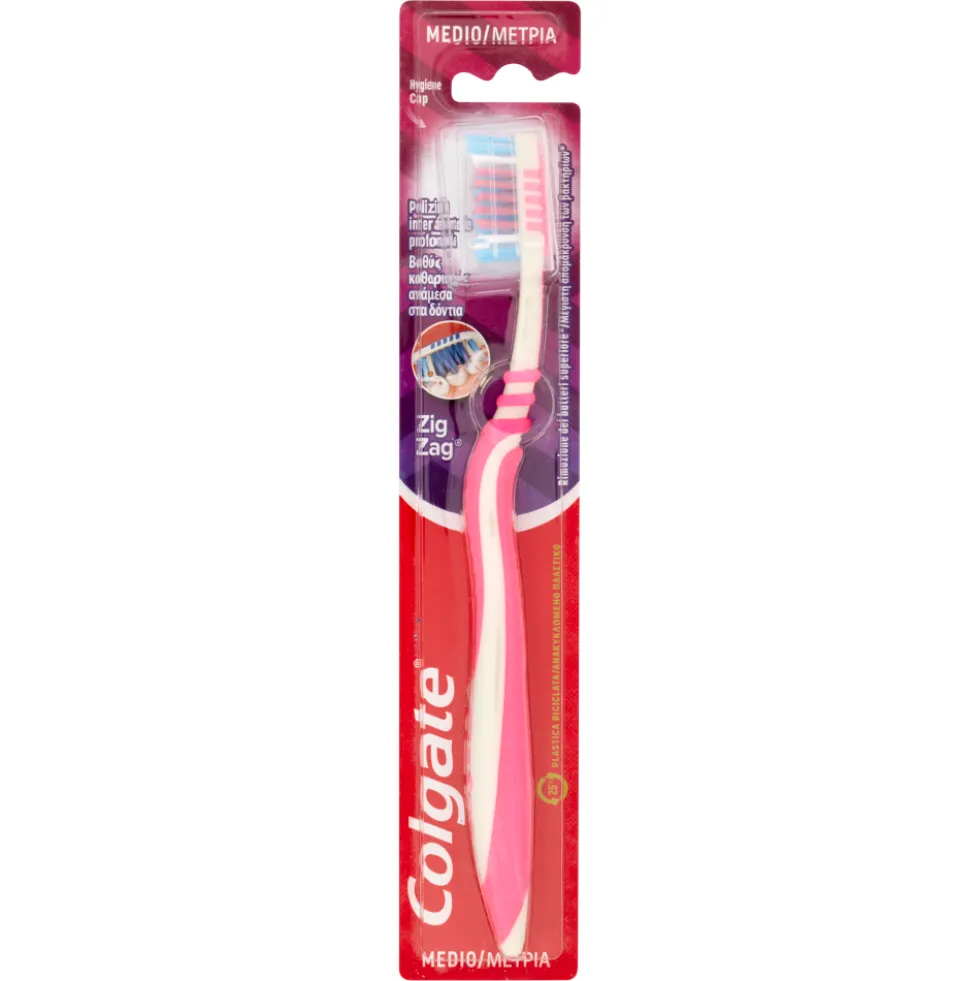 Colgate Spazzolino Zig Zag Pulizia Profonda Medio