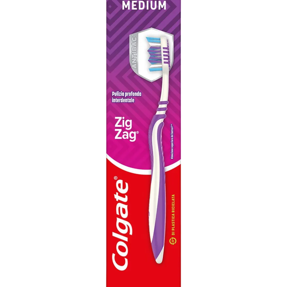 Colgate Spazzolino Zig Zag Pulizia Profonda Medio