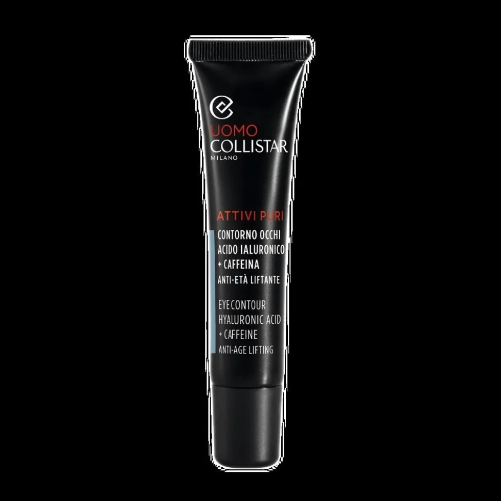 Collistar Uomo Attivi Puri Contorno Occhi Acido Ialuronico + Caffeina 15ml