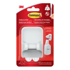 Command™ Gancio Adesivo da Parete per Flacone Spray Colore Bianco
