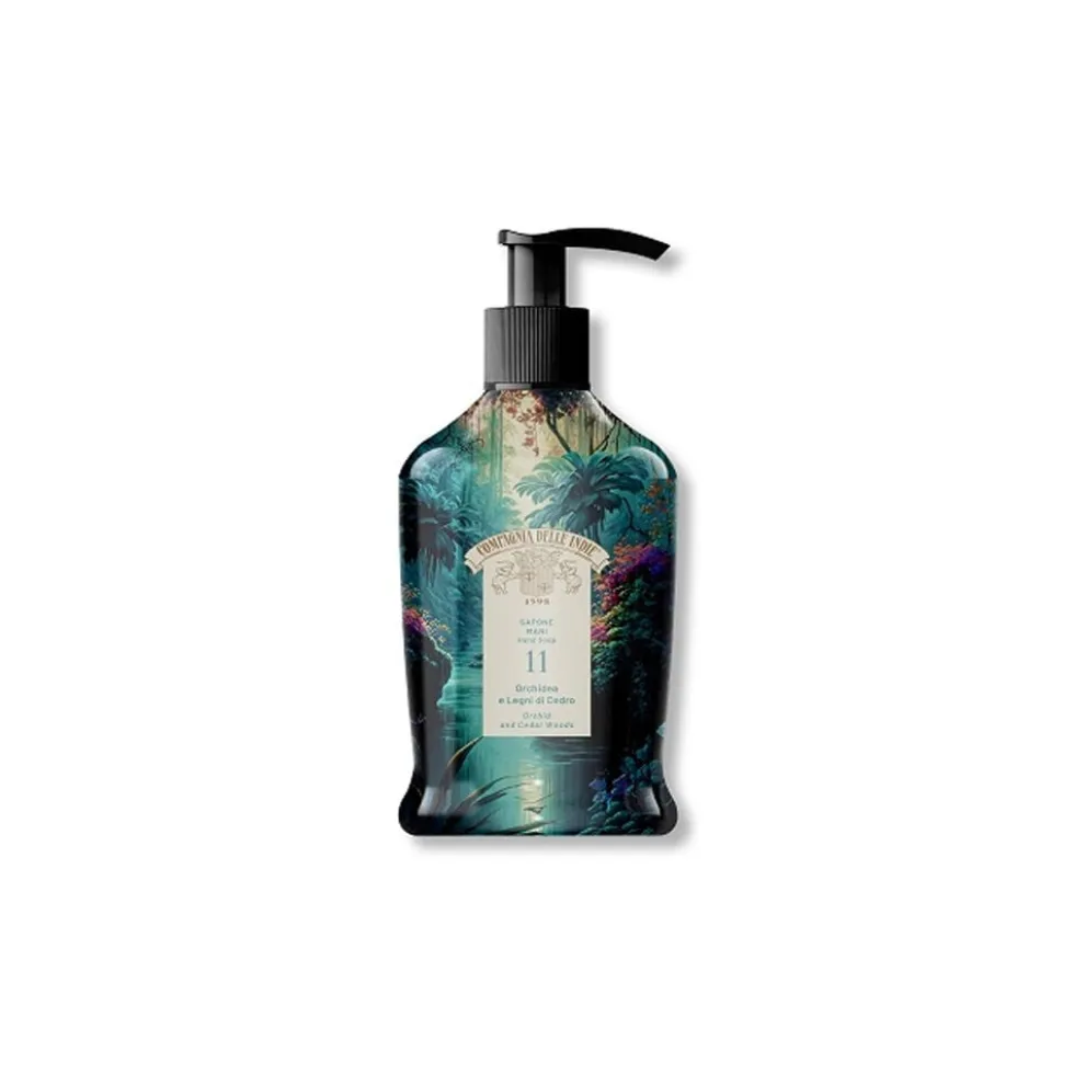 Compagnia delle Indie Sapone Mani Profumato Orchidea e Legni di Cedro 300 ml