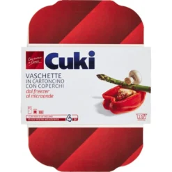 Cuki Vaschette in Cartoncino 4 Pezzi