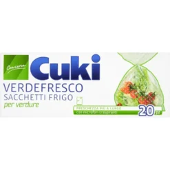 Cuki Verdefresco Frigo 20 Sacchetti 29x42cm