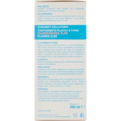 Curasept Collutorio Trattamento Placca e Carie Clorexidina 0.005 200 ml