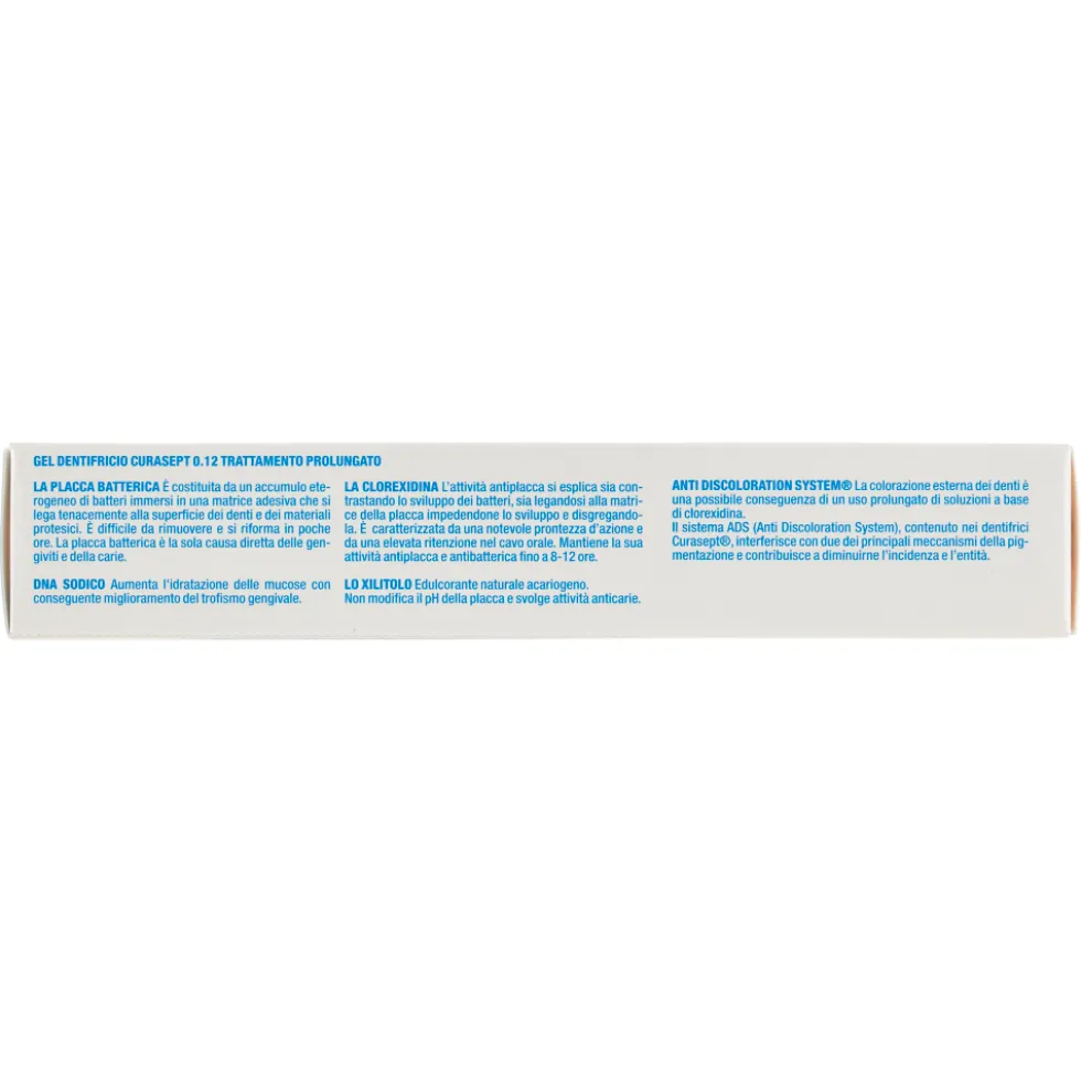 Curasept Gel Dentifricio Trattamento Prolungato Clorexidina 0.12 75 ml