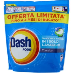 Dash Pods Classico Detersivo Lavatrice 70 Pezzi