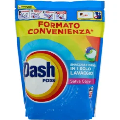 Dash Pods Detersivo Lavatrice In Capsule Salva Colore 50 Lavaggi