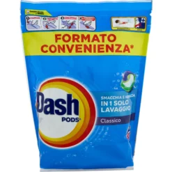 Dash Pods Detersivo Lavatrice In Capsule Classico 50 Lavaggi