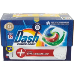 Dash Pods Powder Igienizzante 19 Lavaggi