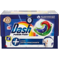 Dash Pods Power Extra Smacchiante 19 Lavaggi