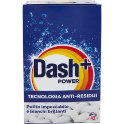 Dash Power Detersivo Lavatrice Polvere Tecnologia Anti-Residui 42 Lavaggi