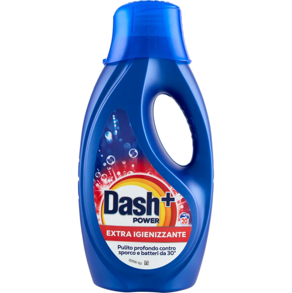 Dash Power Detersivo Liquido Azione Extra Igienizzante 20 Lavaggi