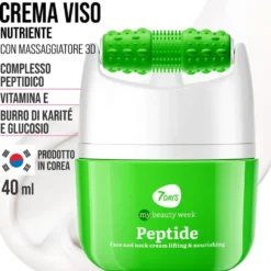 7Days Crema Viso Peptidi con Massaggiatore Eeffetto Lifting e Idratante 40 ml