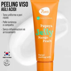 7Days Gel Peeling Viso Acido Glicolico e Lattico 80 ml