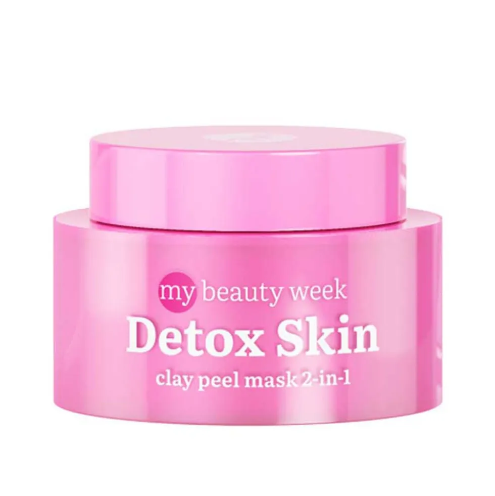 7DAYS Maschera Viso all'Argilla Esfoliante 2-in-1 Detox Skin, 50 ml