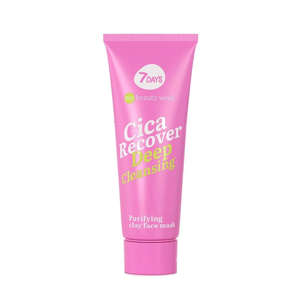 7Days Maschera Viso Purificante Argilla Cica Recover 80 ml