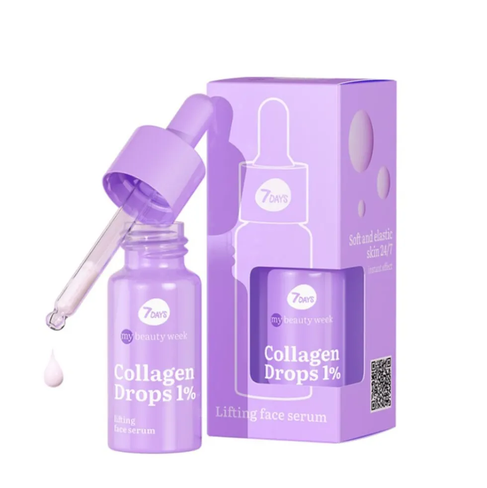 7DAYS Siero Viso Gocce di Collagene 1% Effetto Lifting 20 ml