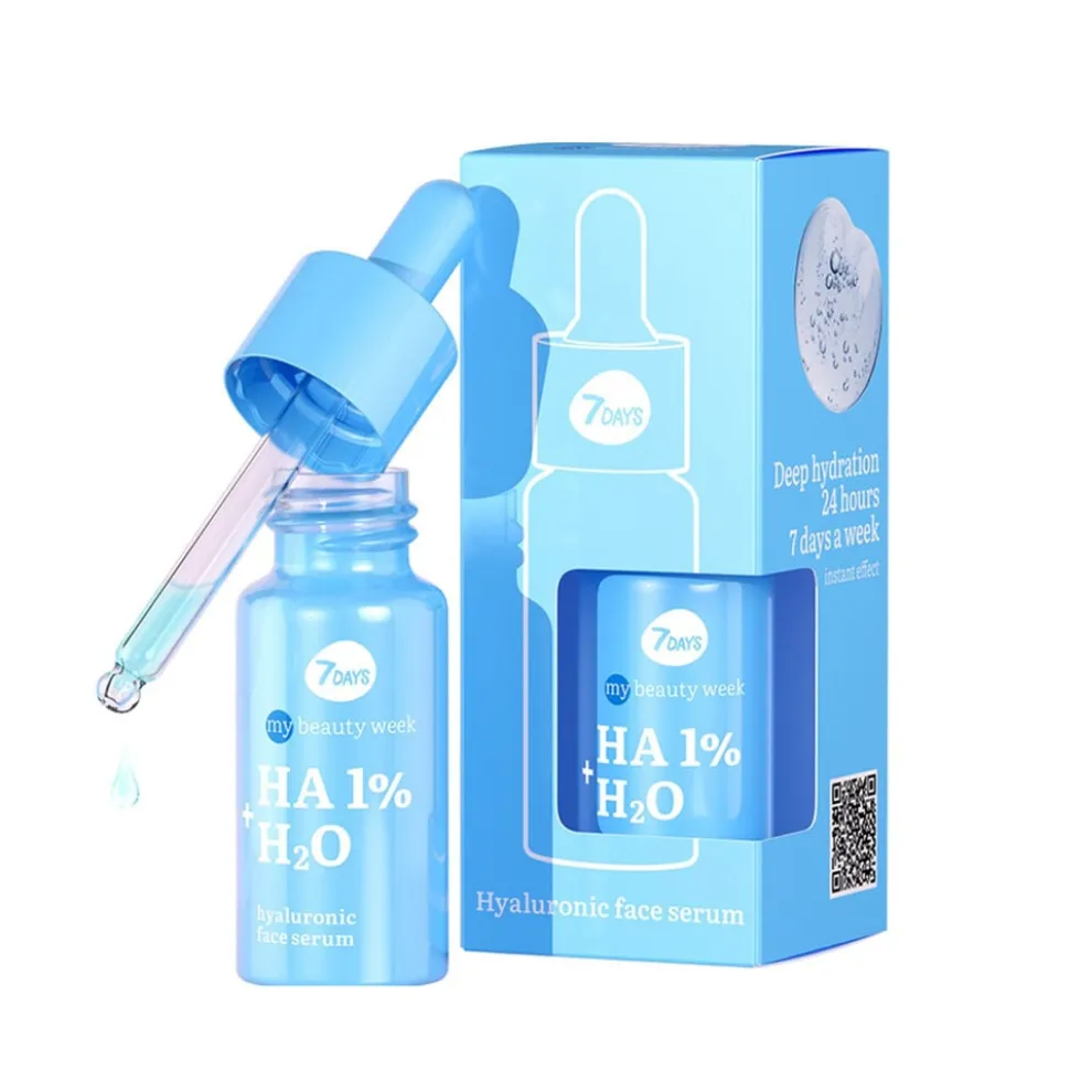 7DAYS Siero Viso Hyaluronic Bomb HA 1% + H2O Idratante 20 ml