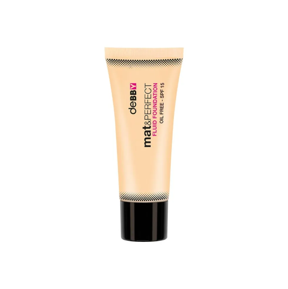 Debby mat&PERFECT Fluid Foundation N.04 Honey