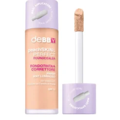 Debby Peach Skin & Perfect Foundcealer N.01