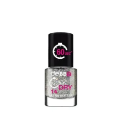 Debby Smalto Quick Dry 014 Glitter Silver