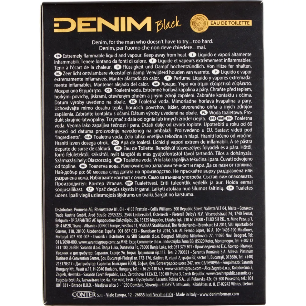 Denim Black Eau de Toilette 100 ml