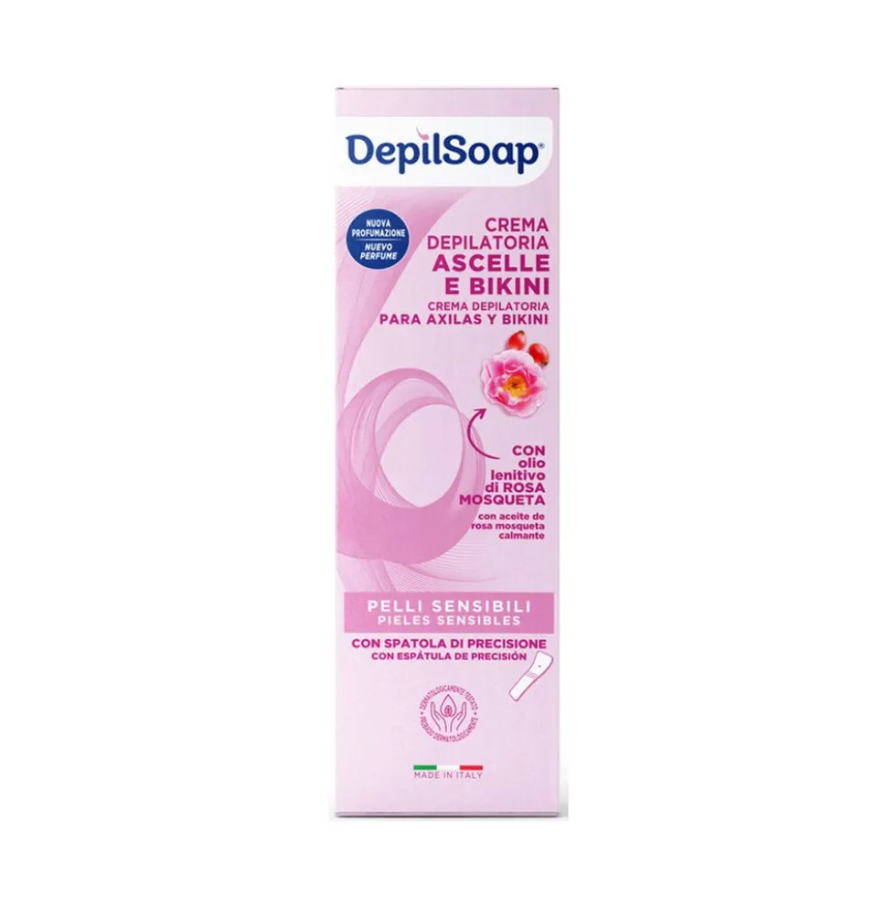 Depilsoap Crema Depilatoria Ascelle Pelli Sensibili 75ml
