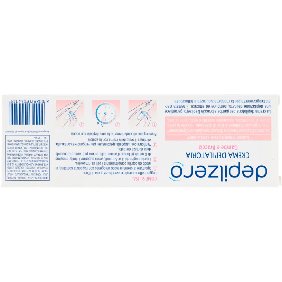 Depilzero Crema Depilatoria Gambe e Braccia 150 ml