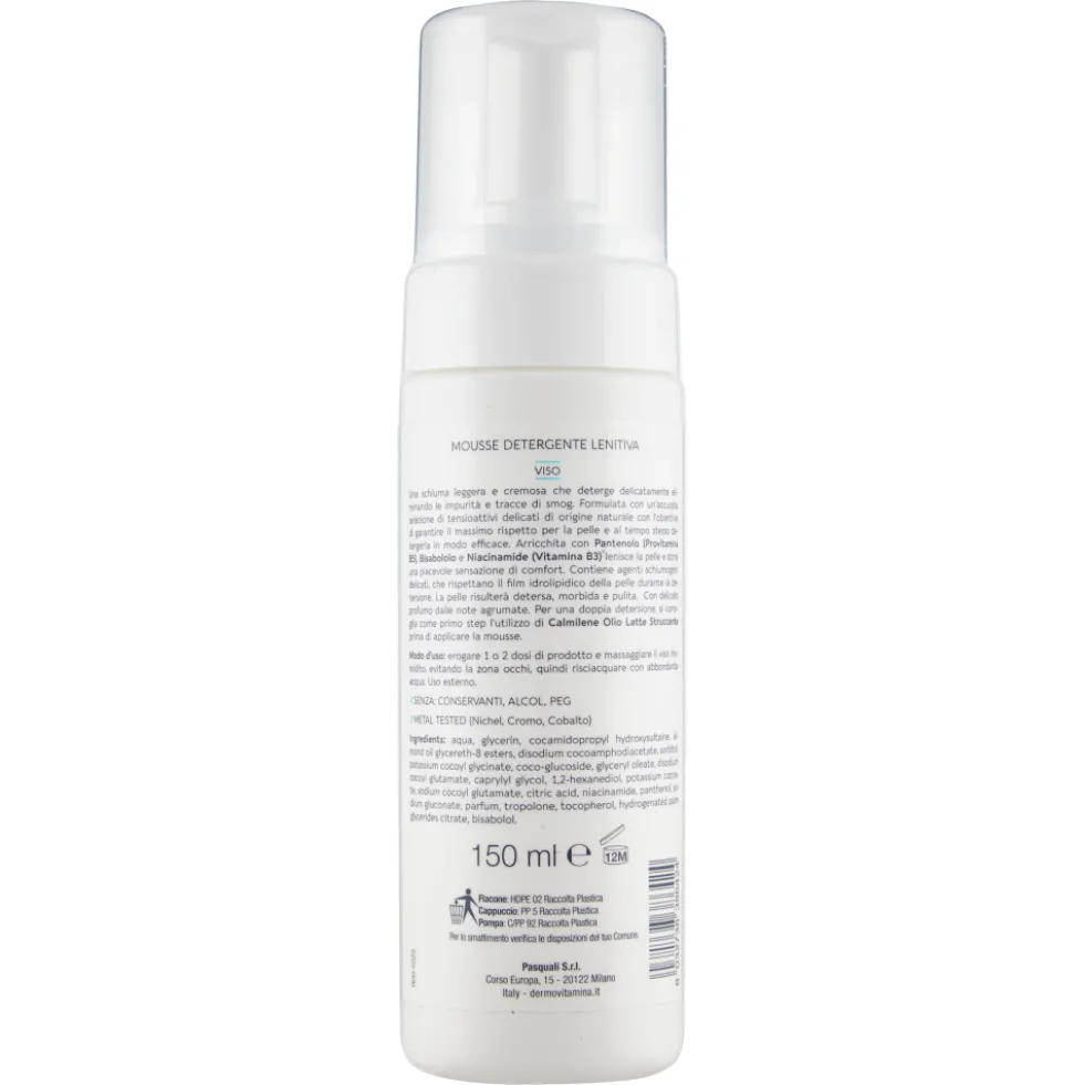 Dermovitamina Calmilene Mousse Detergente Lenitiva Viso 150 ml