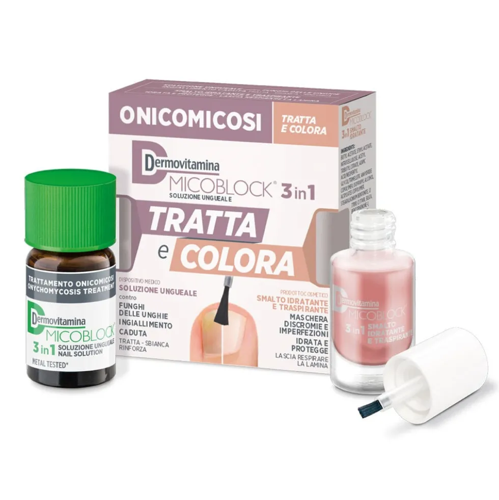 Dermovitamina MicoBlock 3in1 Tratta e Colora 12 ml