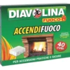 Diavolina Accendifuoco 40 Cubi