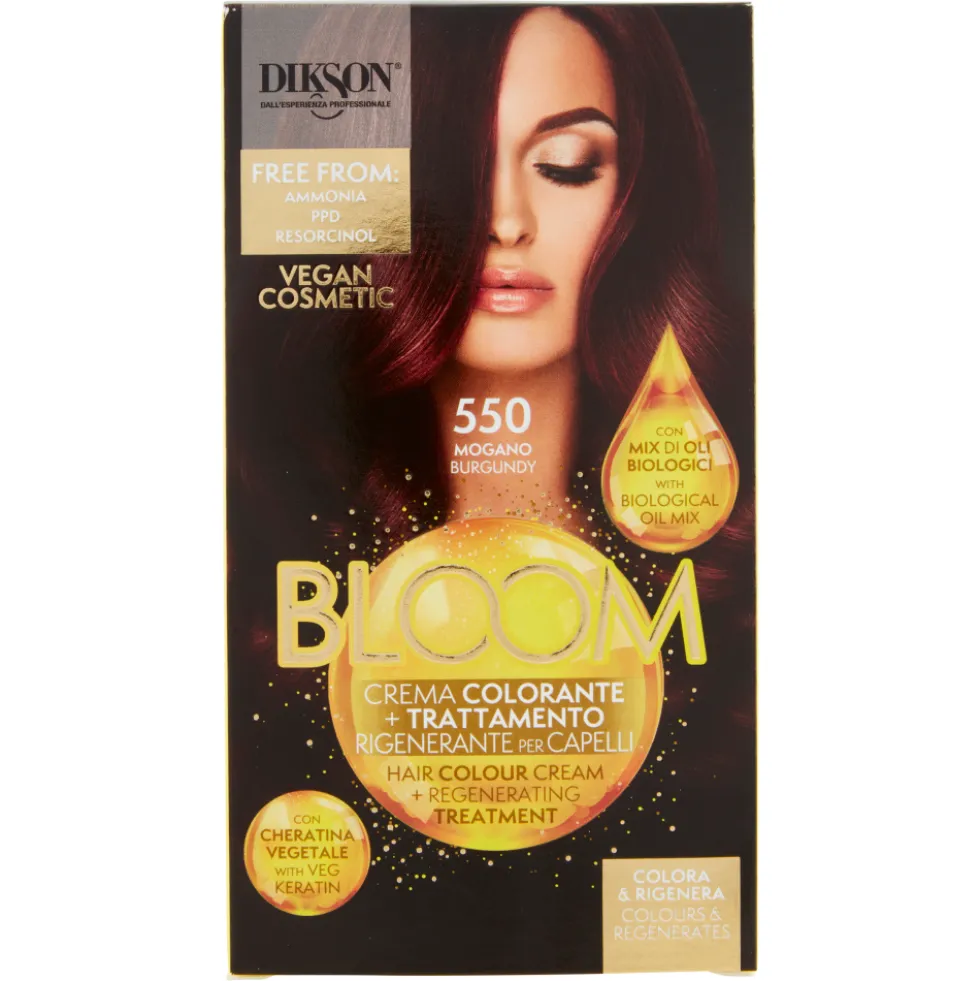 Dikson Bloom Crema Colorante 550 Mogano