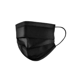 DoctorMask Mascherine Chirugiche Nere 10 Pezzi